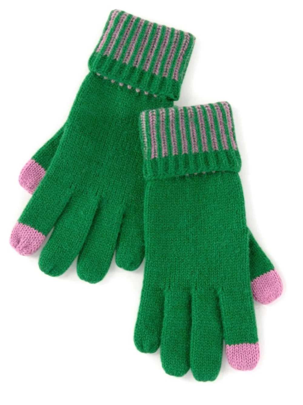 New w tags. Christie touchscreen gloves Shiraleah. Green pink